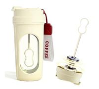 AVCXEC Electric Protein Shaker Bottle, 450ml USB Rechargeable Shaker for Protein Shakes for Gym and Travel Portable Leakproof BPA Free Electric Protein Shake Bottle for Shakes and Meal Replacements