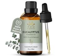 AVD Organics Eucalyptus Essential Oil 30ml- 100% Pure and Natural - Premium Therapeutic Grade Essential Oil for Aromatherapy Bath, Steamroom, Hair - 1 fl. Oz