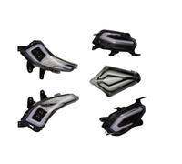 aVDB-moto LED Tail Light + Double-Function Front and Rear Turn Signals compatible with YAMAHA TMAX 530 T-MAX SJ09 2012-2016 (Transparent)