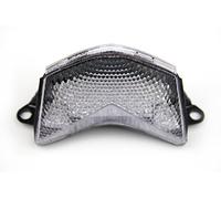 avdb-moto LED Taillight with Integrated turn signals Compatible with Kawasaki ZX6R 2005/2006 ZX10R 2006/2007 Z750 S 2005 (Clear)