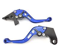 aVDB-Moto Long CNC Brake Clutch levers Compatible with Suzuki GSXR 600 SRAD 1997-2000 Brake and Clutch CNC (Blue, Black)