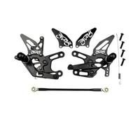avdb-moto Pair of Complete kit of Rearsets Compatible with KTM SuperDuke 1290 R 1290R 2014-2019 Racing AVDB (Black)