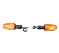 aVDB-moto Pair of Front Turn Signals Compatible with HONDA X-11 X-ELEVEN CB 1100 SF 1999-2004, CB1300 X4 1997-2002, CB 1300 SF 1998-2002, CB400 SF 1999-2003, CB600F Hornet 600 /S 1998-2002 (Orange)