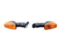 aVDB-moto Pair of Front Turn Signals Compatible with KAWASAKI KLE 500 LE500A 2004-2007, VERSYS 650 LE650A 2007-2009, Z750 Z-750 2007-2013 Orange