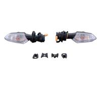 avdb-moto Pair of Front Turn Signals Compatible with KAWASAKI VERSYS 1000 LZT00A 2012-2014, ER6 N ER-6 2012-2016, VERSYS 650 LE650C 2010-14, 1000 LZT00B 2015-18, 650 LE650E 2015-21 (Blanc White Clear)