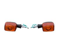 aVDB-moto Pair of Front Turn Signals Compatible with YAMAHA FZR 250 R 1989, FZR 250R 1990-1994, TZR 250 / SP 1989-1990 Orange