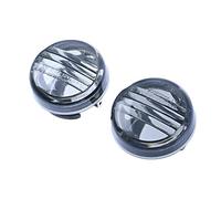 aVDB-moto Pair of Front Turn Signals lenses compatible with SUZUKI INTRUDER MARAUDER 1600 2004-07, 1500 2005-09, VOLUSIA 800 2001-05, VZ INTRUDER 800 2010-16, BOULEVARD 650 1996-12 (Smoke)