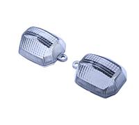 aVDB-moto Pair of Front Turn Signals lenses compatible with YAMAHA FZR 600 RJ02 1998-01, YZF 600 THUNDERCAT 1996-02, YZF R6 YZF-R6 RJ03 2001-02, TRX 850 1996-98, YZF 750 1995-96 (Clear)