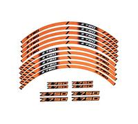 aVDB-moto Rim stickers racing compatible with Z750 (ORANGE)