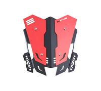avdb-moto Windshield/Windscreen compatible with YAMAHA MT15 MT-15 2018-2024, MT125 MT-125 2020-2024 Anodised Aluminum (Red)