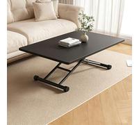 Avdnrya Adjustable Lift Top Coffee Table with Foldable Storage, Space-Saving Design, One-Click Lift Mechanism, Smooth Polished Surface, Anti-Collision Features for Living Room