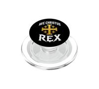 AVE CHRISTUS REX - Catholic Jerusalem Cross PopSockets PopGrip for MagSafe