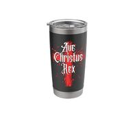 Ave Christus Rex Gothic Christian Art Tee Stainless Steel Insulated Tumbler