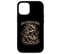 Ave Christus Rex - Jesus Defeating the Devil Case for iPhone 12/12 Pro