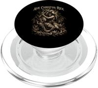 Ave Christus Rex - Jesus Defeating the Devil PopSockets PopGrip for MagSafe