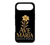 Ave Maria Gratia Plena Catholic Our Lady Lily Faith Case for iPhone Air