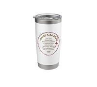Ave Maria Gratia Plena Stainless Steel Insulated Tumbler
