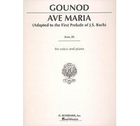 Charles Gounod,Johann Sebastian Bach-Ave Maria-Low Voice and Piano-Single Sheet