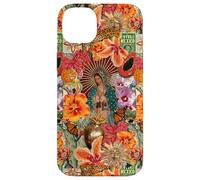 Ave Maria Mosaic Catholic Collage Mexican Floral Aesthetic Case for iPhone 14 Plus