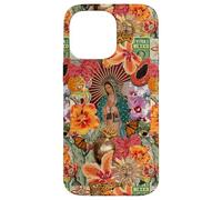 Ave Maria Mosaic Catholic Collage Mexican Floral Aesthetic Case for iPhone 14 Pro Max