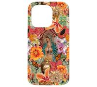 Ave Maria Mosaic Catholic Collage Mexican Floral Aesthetic Case for iPhone 15 Pro