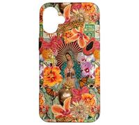Ave Maria Mosaic Catholic Collage Mexican Floral Aesthetic Case for iPhone 16 Plus
