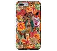 Ave Maria Mosaic Catholic Collage Mexican Floral Aesthetic Case for iPhone 7 Plus/8 Plus