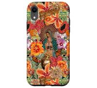 Ave Maria Mosaic Catholic Collage Mexican Floral Aesthetic Case for iPhone XR