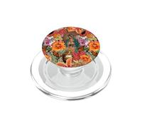Ave Maria Mosaic Catholic Collage Mexican Floral Aesthetic PopSockets PopGrip for MagSafe