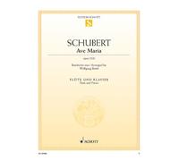 Ave Maria: op. 52/6. flute and piano.