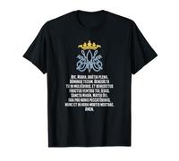 Ave Maria Prayer Latin Mass Hail Mary Full Grace Value Graphic T-Shirt