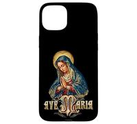 Ave Maria Schubert Latin Mass Blessed Mother Mary Catholic Case for iPhone 15 Plus