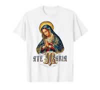 Ave Maria Schubert Latin Mass Blessed Mother Mary Catholic T-Shirt