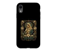 AVE MARIA Virgin Mary Lily Catholic Sacred Icon Artwork Case for iPhone XR