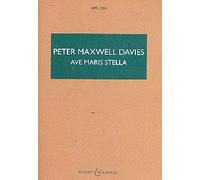 Ave Maris Stella: HPS 1264. flute (alto flute), clarinet (basset clarinet), marimba, piano, viola, cello. Partition d'étude.