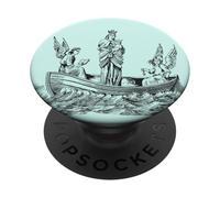 Ave Maris Stella Our Lady Blessed Mary Vintage Catholic Art PopSockets Adhesive PopGrip