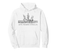 Ave Maris Stella Our Lady Blessed Mary Vintage Catholic Art Pullover Hoodie