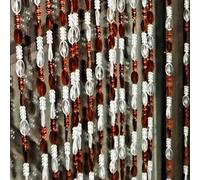 ave split Beaded Curtain Doorways Acrylic Hanging Door Beads String Curtains Tassel Room Divider Screen Decor for Doorway Window Living Room Wedding (1, Brown, 39 inch x 78.7 inch)