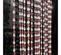 ave split Beaded Curtain Doorways Star Acrylic Hanging Door Beads String Curtains Tassel Room Divider Screen Decor for Doorway Window Living Room Wedding 055hl (Coffee)
