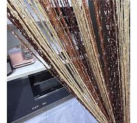 ave split Decorative Door String Curtain Wall Panel Fringe Window Room Divider Blind Divider Tassel Screen Home 100cm200cm (#018317)