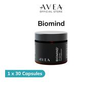 AVEA Biomind Probiotic & Brain Health Supplement (30 Capsules) - 30 Billion CFU - Vitamin B12, Panax Ginseng & Vitamin B6 - Brain Fog & Gut Health