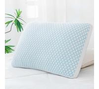 Aveallore Shredded Memory Foam Cooling Soft Bamboo Viscose Pillows Queen Size, Adjustable Hypoallergenic Hotel Quality Pillow for Side