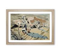 Avebury by Paul Nash Framed Wall Art Print A2 Oak