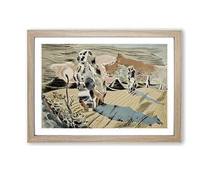 Avebury by Paul Nash Framed Wall Art Print A2 Oak