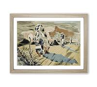 Avebury By Paul Nash Framed Wall Art Print A3 Oak