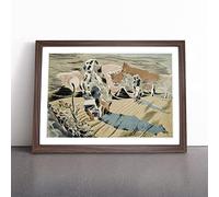 Avebury By Paul Nash | Framed Wall Art Print | Modern Home Decor Picture | Ready to Hang Artwork for Living Room, Bedroom, Kitchen or Office | Multiple Sizes