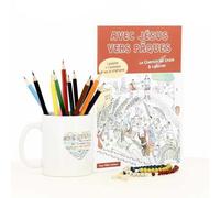 Avec Jésus vers Pâques: Le Chemin de Croix à colorier