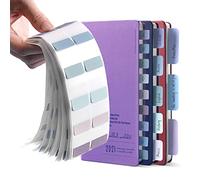 AVECMOI 420 Pieces Adhesive Tabs, 3 Sizes Morandi Colored Page Markers Tabs for Office, Documents, Books, Diary, File Management, Folders for Students, Teachers, Office Workers