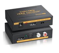 avedio links 4K@30HZ HDMI Audio Extractor Splitter, HDmi to hdmi Audio Converter+Optical Toslink SPDIF + RCA L/R Stereo Analog Audio, HDMI audio Adapter for PS5, Chromecast, Fire Stick,Blu-Ray Player