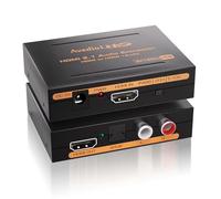 avedio links 8K HDMI Audio Extractor Splitter, 4K@120HZ to Audio Converter + Optical Toslink SPDIF + L/R Stereo Analog, 2.1 Audio Adapter for Fire Stick, Blu-Ray Player and More
